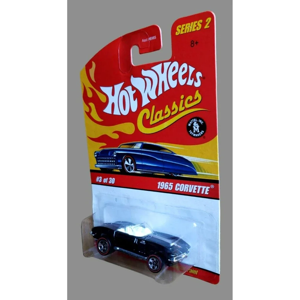 2006 Hot Wheels 1965 CORVETTE Spectraflame Dark Blue CLASSICS SERIES 2 REDLINE